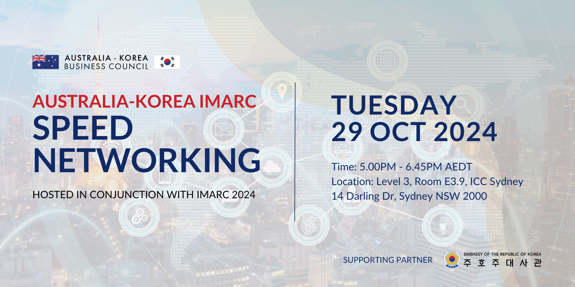 thumbnails Australia-Korea IMARC Speed Networking Event